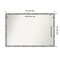 Amanti Art Non-Beveled Wall Mirror, Scratched Wave Chrome Frame